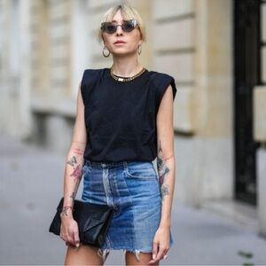 The Frankie Shop Eva Padded Muscle
Tank NWOT